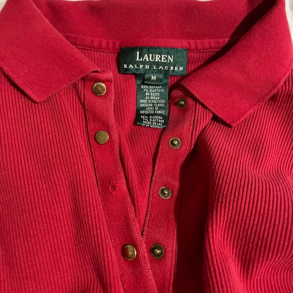 Red Ralph Lauren top